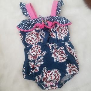Matilda Jane floral romper size 3-6 months